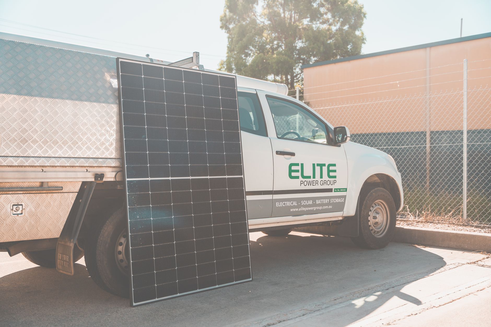 Ground-Mounted Solar Installation